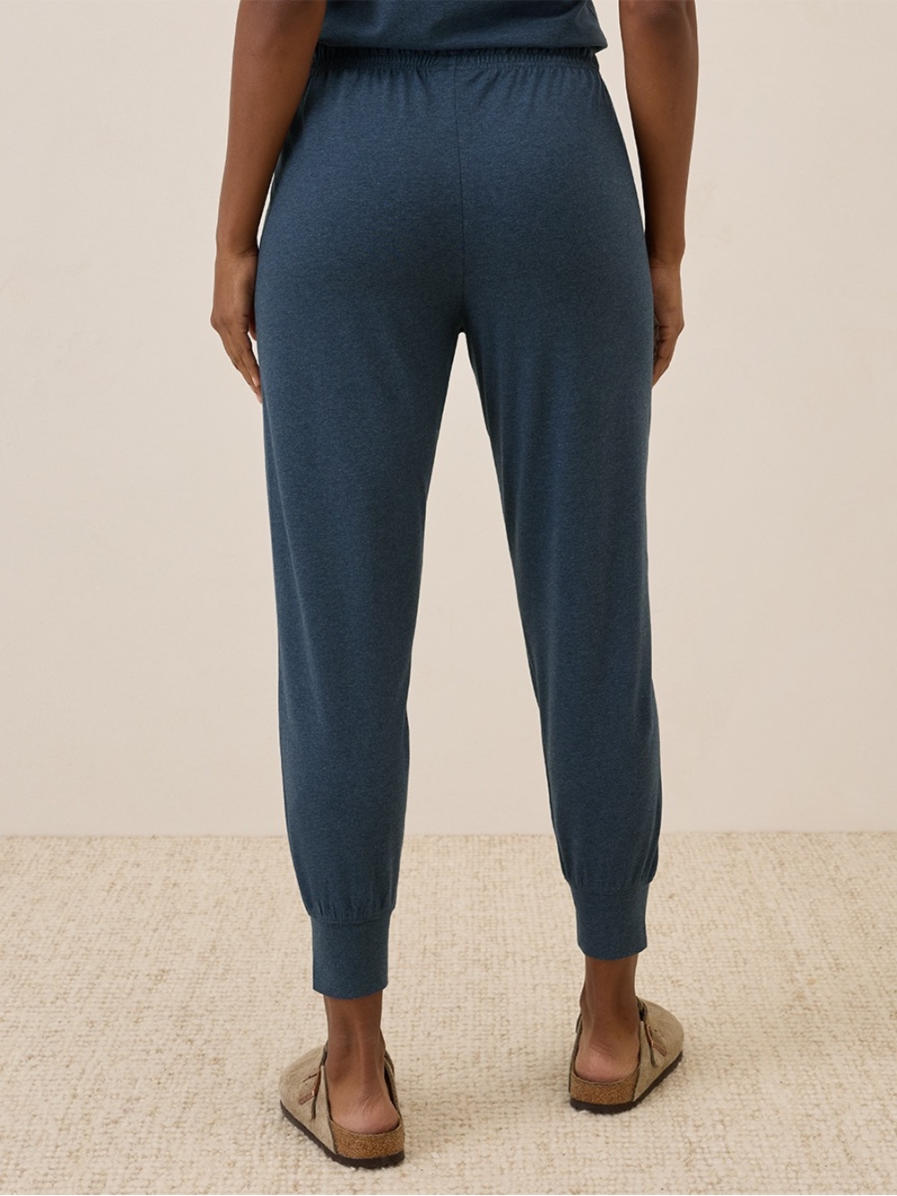 Pact Organic Cotton Luxe Essential Jogger Navy Small
